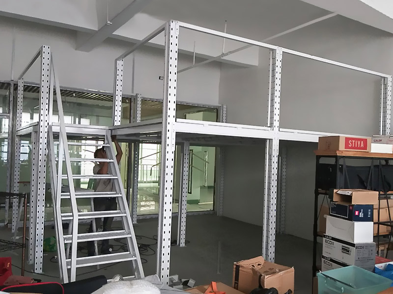鋼結(jié)構(gòu)平臺閣樓貨架具體安裝步驟